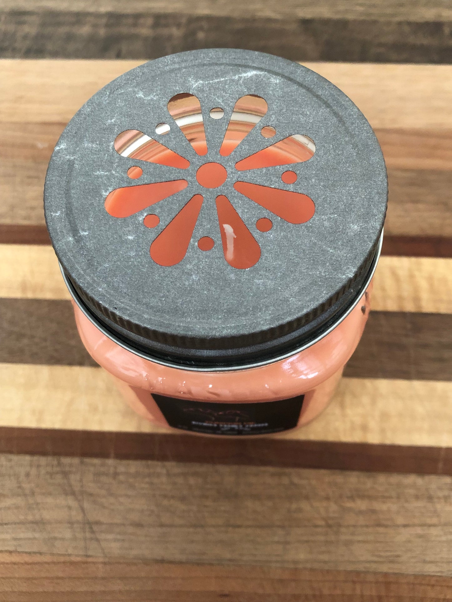 Handcrafted 8 oz Mason Jar Pumpkin Pie Soy Candle