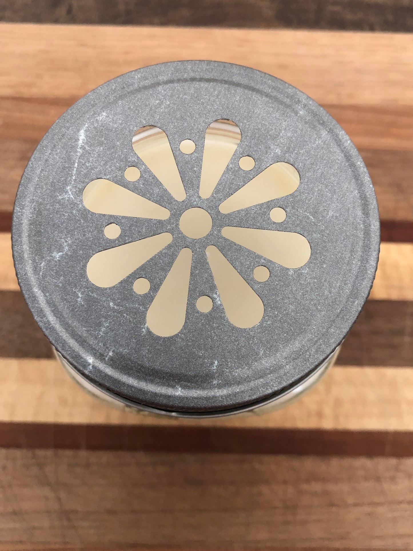 Handcrafted 8 oz Mason Jar Natural Soy Cashmere Candle