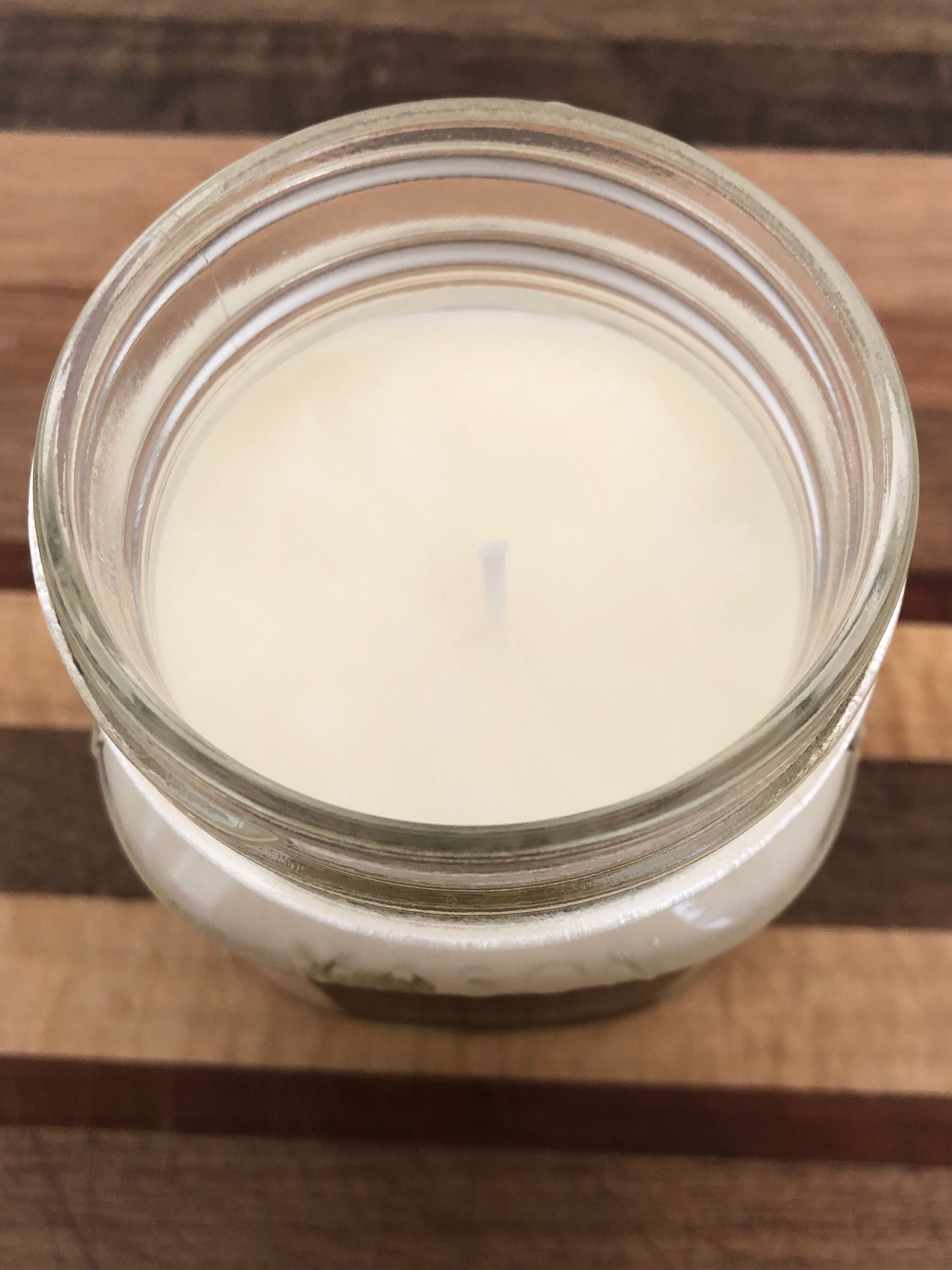 Handcrafted 8 oz Mason Jar Natural Soy Cashmere Candle