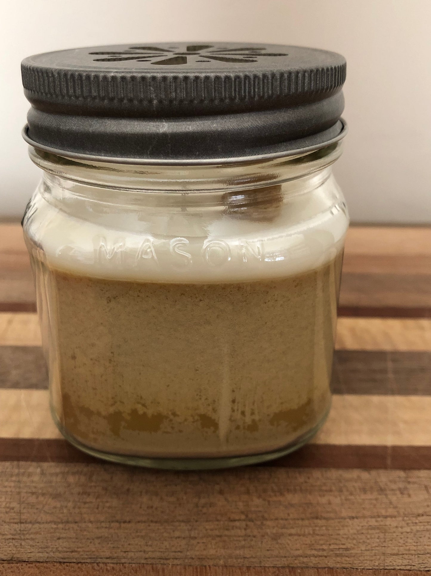Handcrafted 8 oz Mason Jar Athena's Coffee Shop Soy Candle
