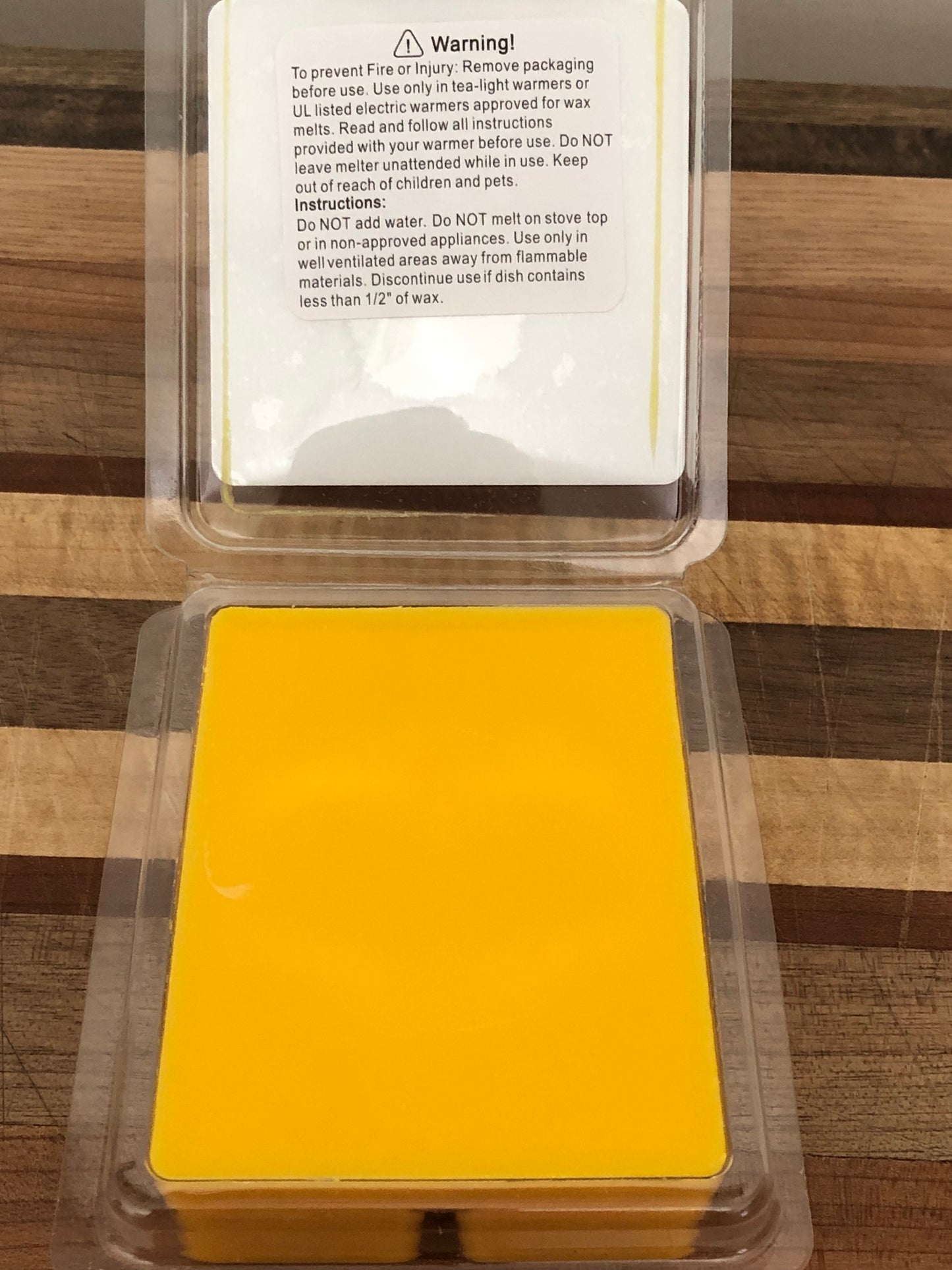 Handcrafted Lemon Pie Scented Natural Soy Wax Melts