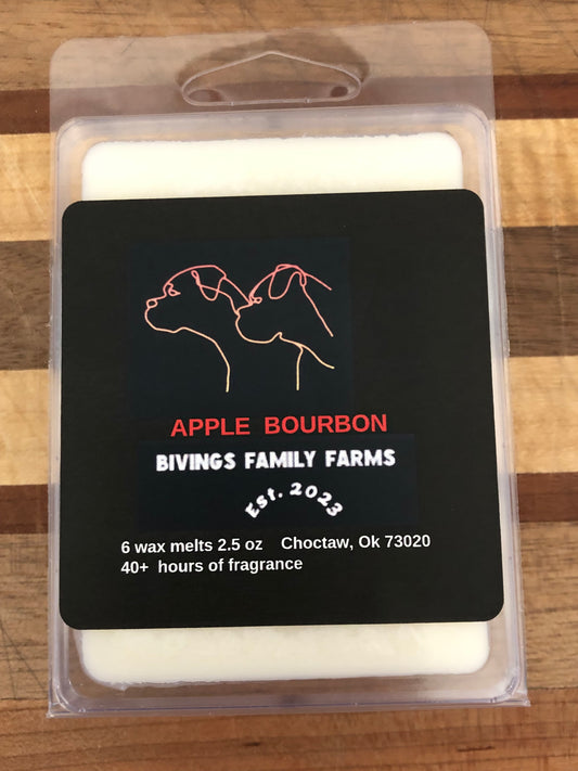 Handcrafted Apple Bourbon Natural Soy Wax Melts