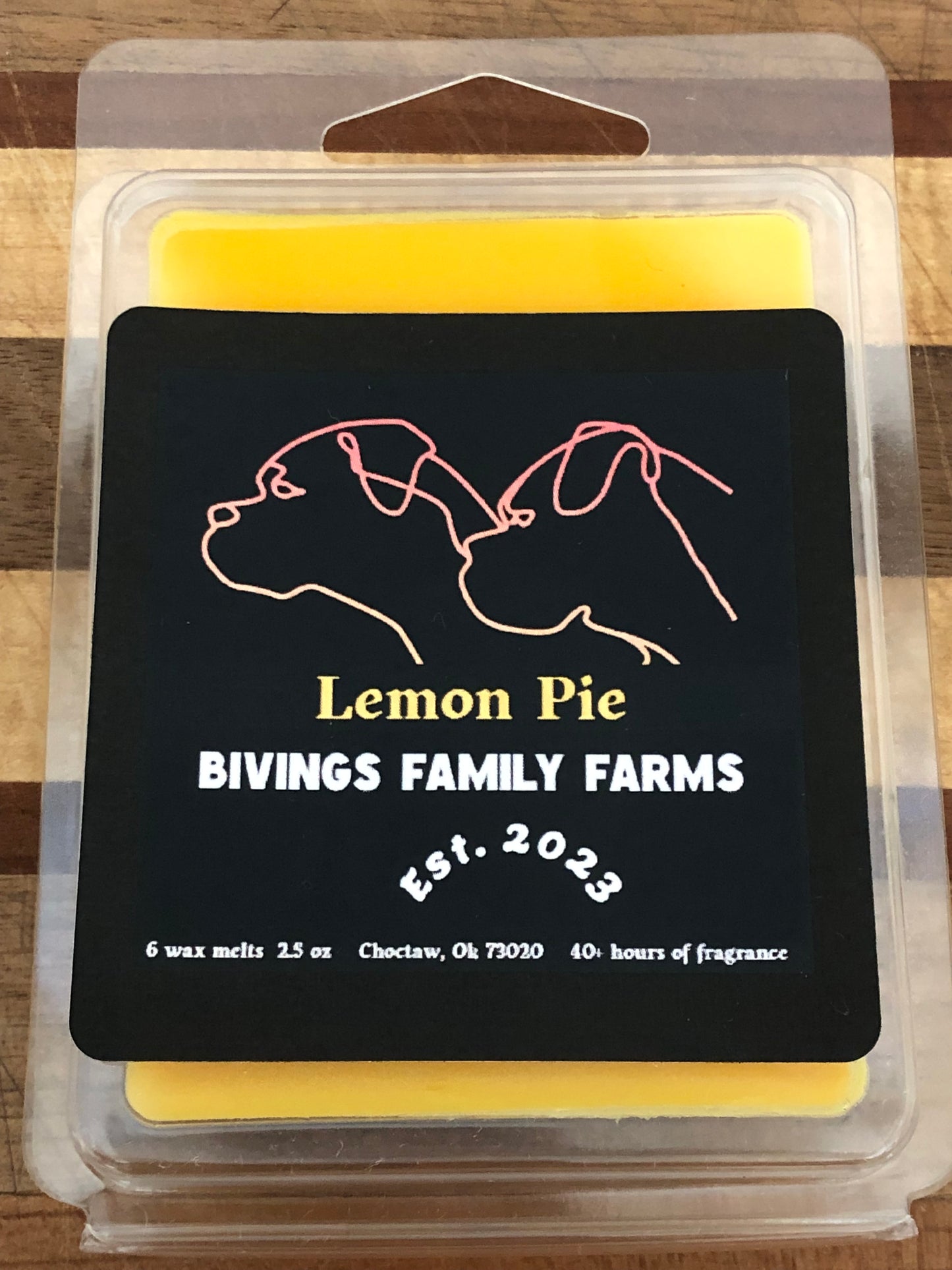 Handcrafted Lemon Pie Scented Natural Soy Wax Melts